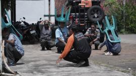 FPRB Kalurahan Pengkol Bersama DMC Dompet Dhuafa Gelar Simulasi Bencana
